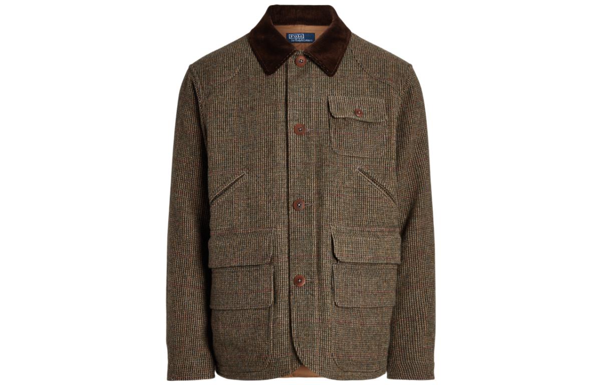 Ralph Lauren FW22 Brown Single-Breasted Long-Sleeve Jacket MNPOOTW16020964-999