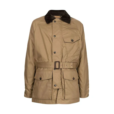 Ralph Lauren FW22 Brown Utility Jacket with Belted Waist 710879283-001