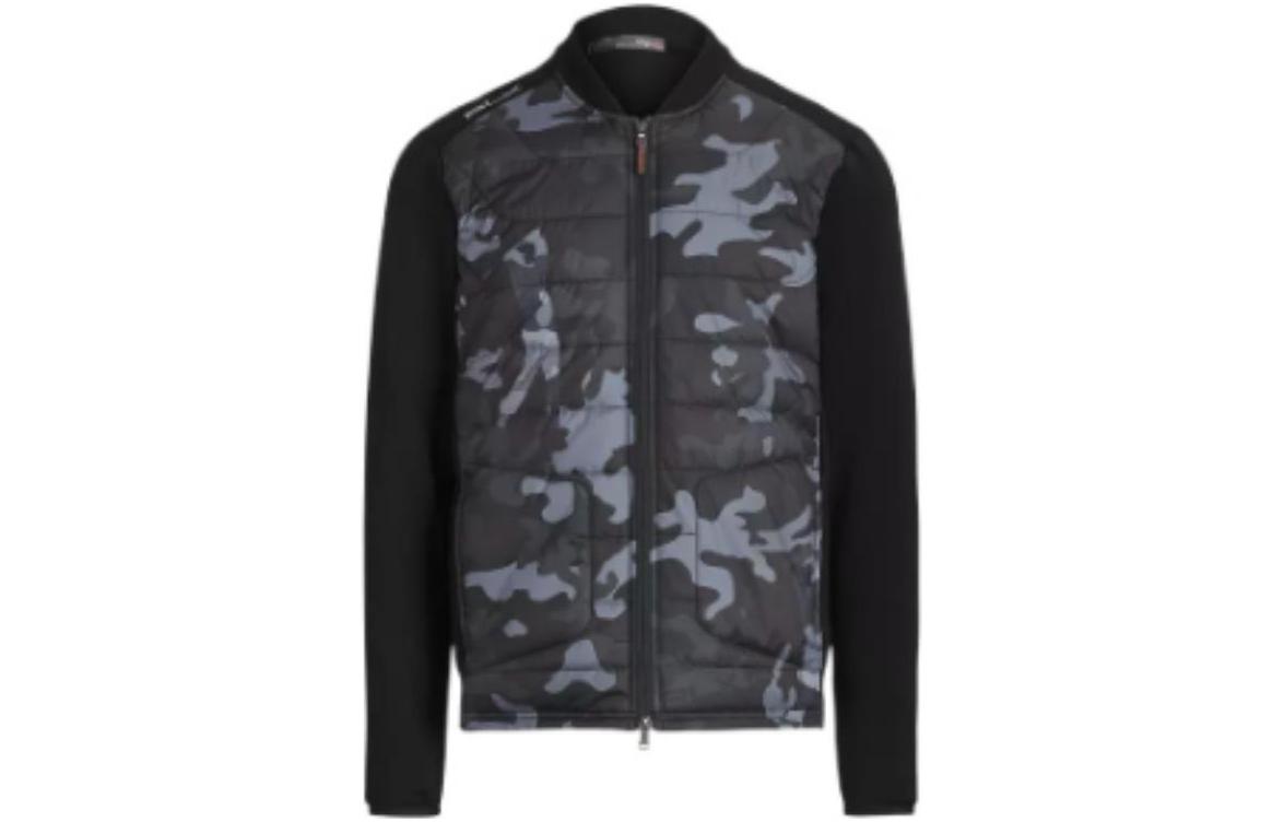 Ralph Lauren FW22 Camo Baseball Collar Zip Jacket Multicolor MNXGKNI16820118-999