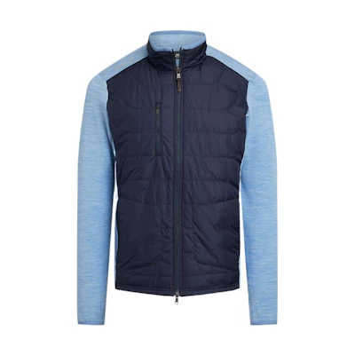 Ralph Lauren FW22 Colorblock Half-Zip Long Sleeve Jacket Men’s Blue MNXGKNI16820130-400