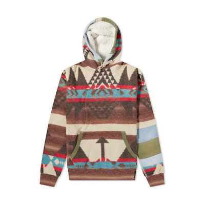 Ralph Lauren FW22 Colorblock Hooded Long-Sleeve Hoodie 710851801-001