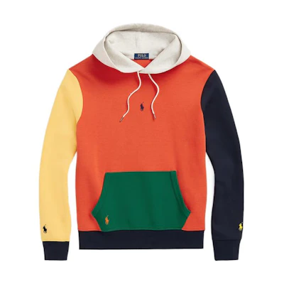 Ralph Lauren FW22 Colorblock Hoodie Multicolor Long-Sleeve Pullover MNPOKNI16822322-800