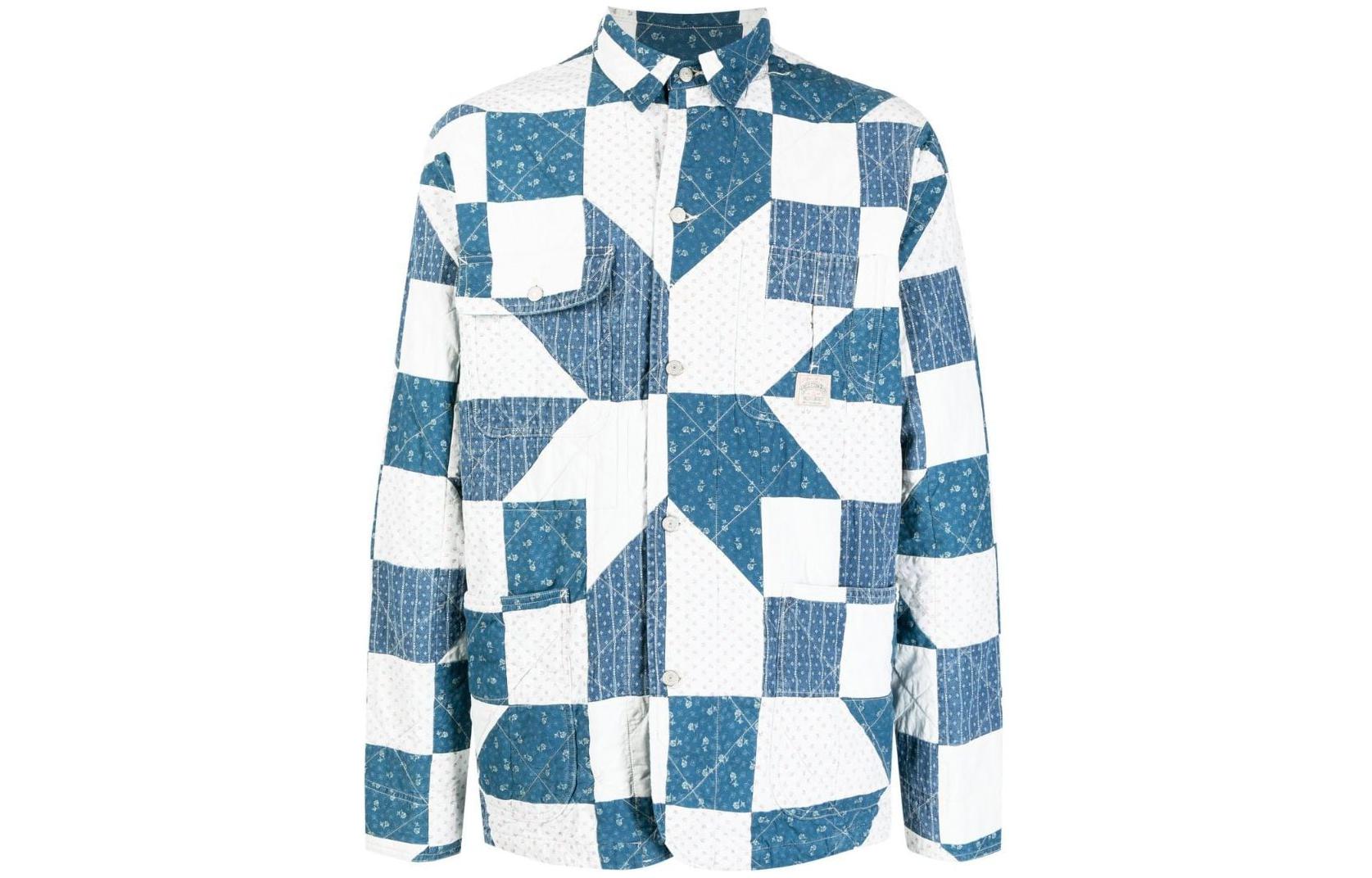 Ralph Lauren FW22 Colorblock Single-Breasted Long Sleeve Jacket 710870306-001