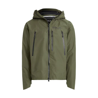 Ralph Lauren FW22 Green Solid Zip-Up Hoodie Jacket MNRXOTW16020065-300