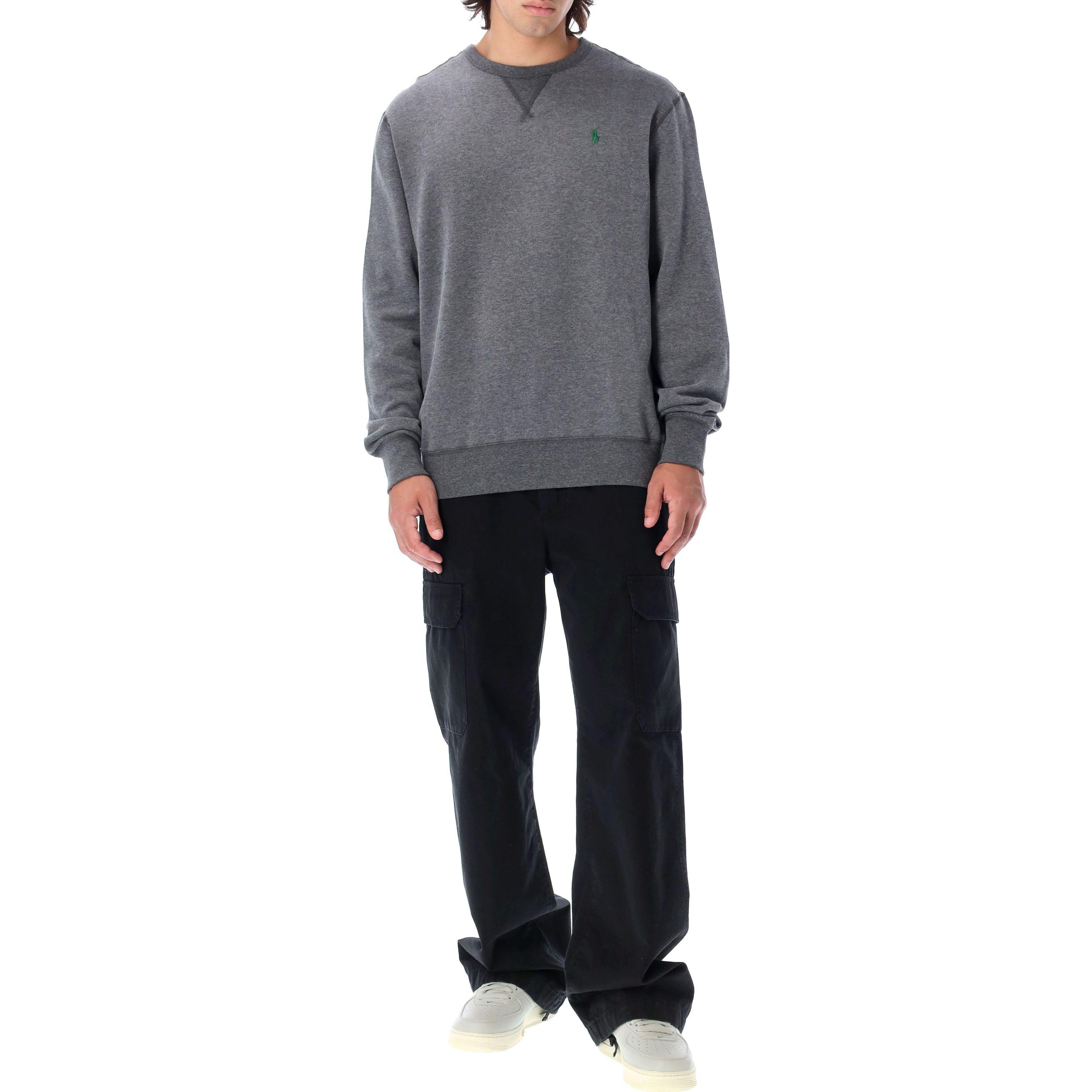 Ralph Lauren FW22 Grey Crewneck Sweatshirt with Embroidered Logo 710766772-039 圖 4