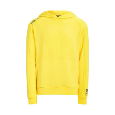 Ralph Lauren FW22 Letter Print Pullover Hoodie Yellow MNRXKNI16820025-700