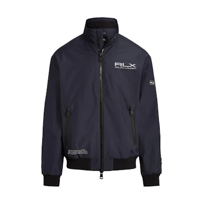 Ralph Lauren FW22 Letter Print Water-Resistant Jacket Navy Blue - MNRXOTW16020067-410