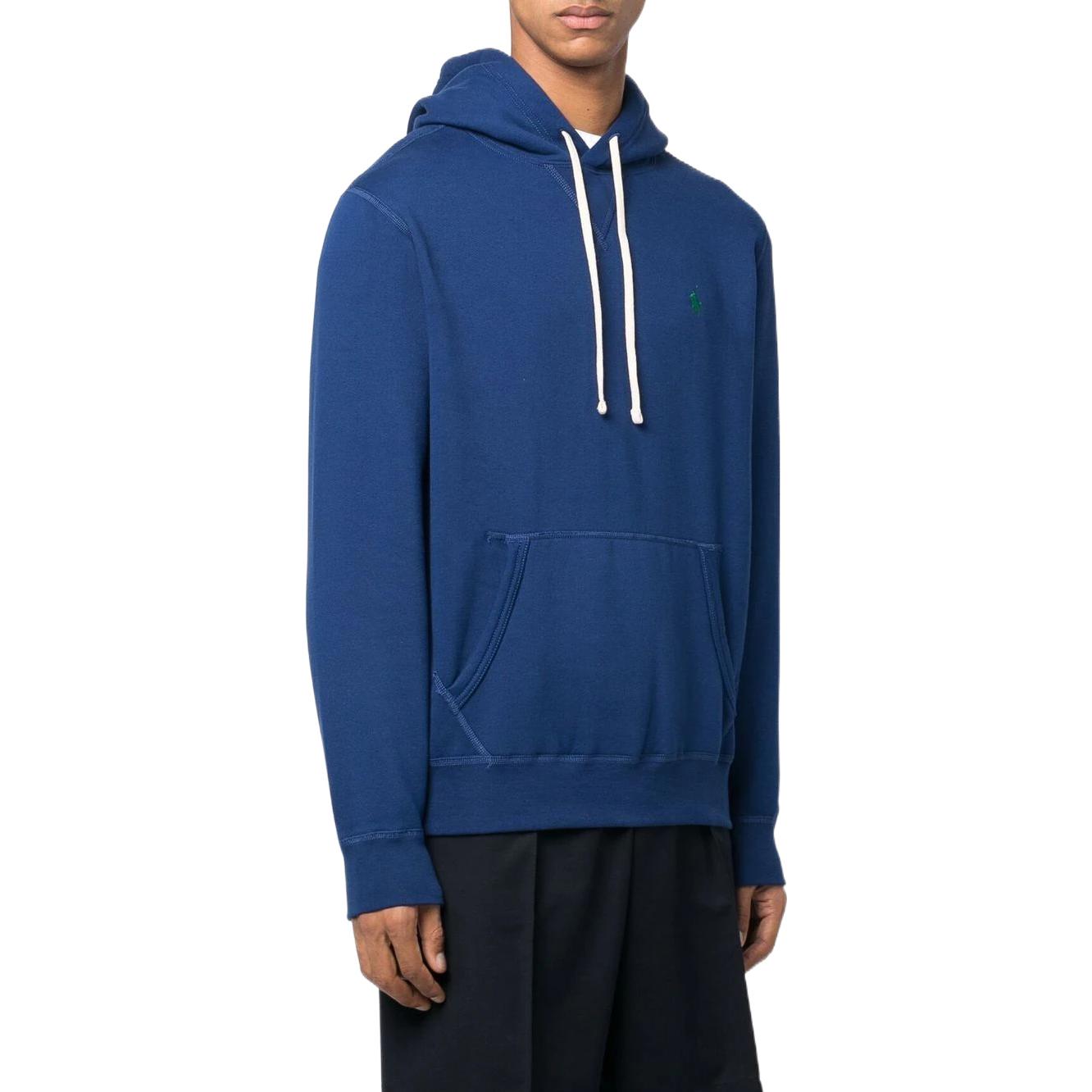 Ralph Lauren FW22 Logo Print Blue Hoodie Long Sleeve Casual Sweatshirt Men 710766778-059 圖 4