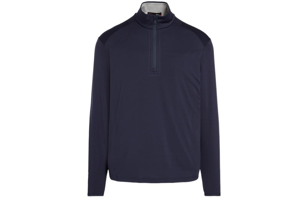 Ralph Lauren FW22 Navy Blue Half-Zip Pullover Sweatshirt MNXGKNI1AD20006-410