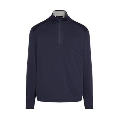 Ralph Lauren FW22 Navy Blue Half-Zip Pullover Sweatshirt MNXGKNI1AD20006-410