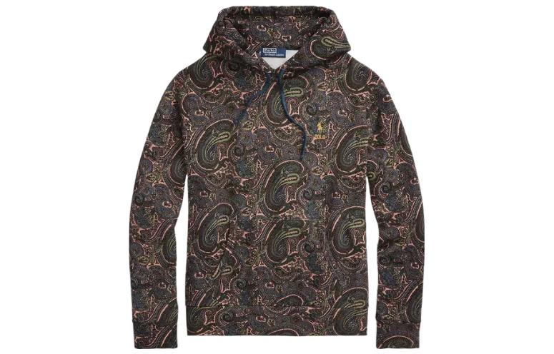 Ralph Lauren FW22 Paisley Velvet Hoodie Multicolor 16822280-999