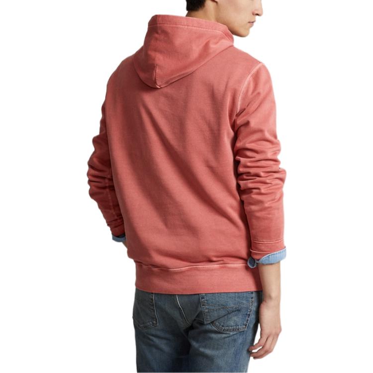 Ralph Lauren FW22 Pink Letter Print Pullover Hoodie for Men MNPOKNI16822449 圖 4