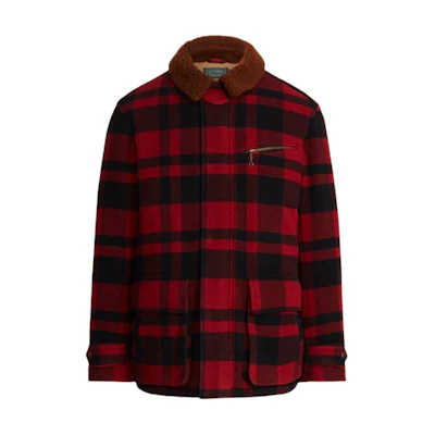 Ralph Lauren FW22 Plaid Barn Collar Jacket Multicolor MNPOOTW16020949-600