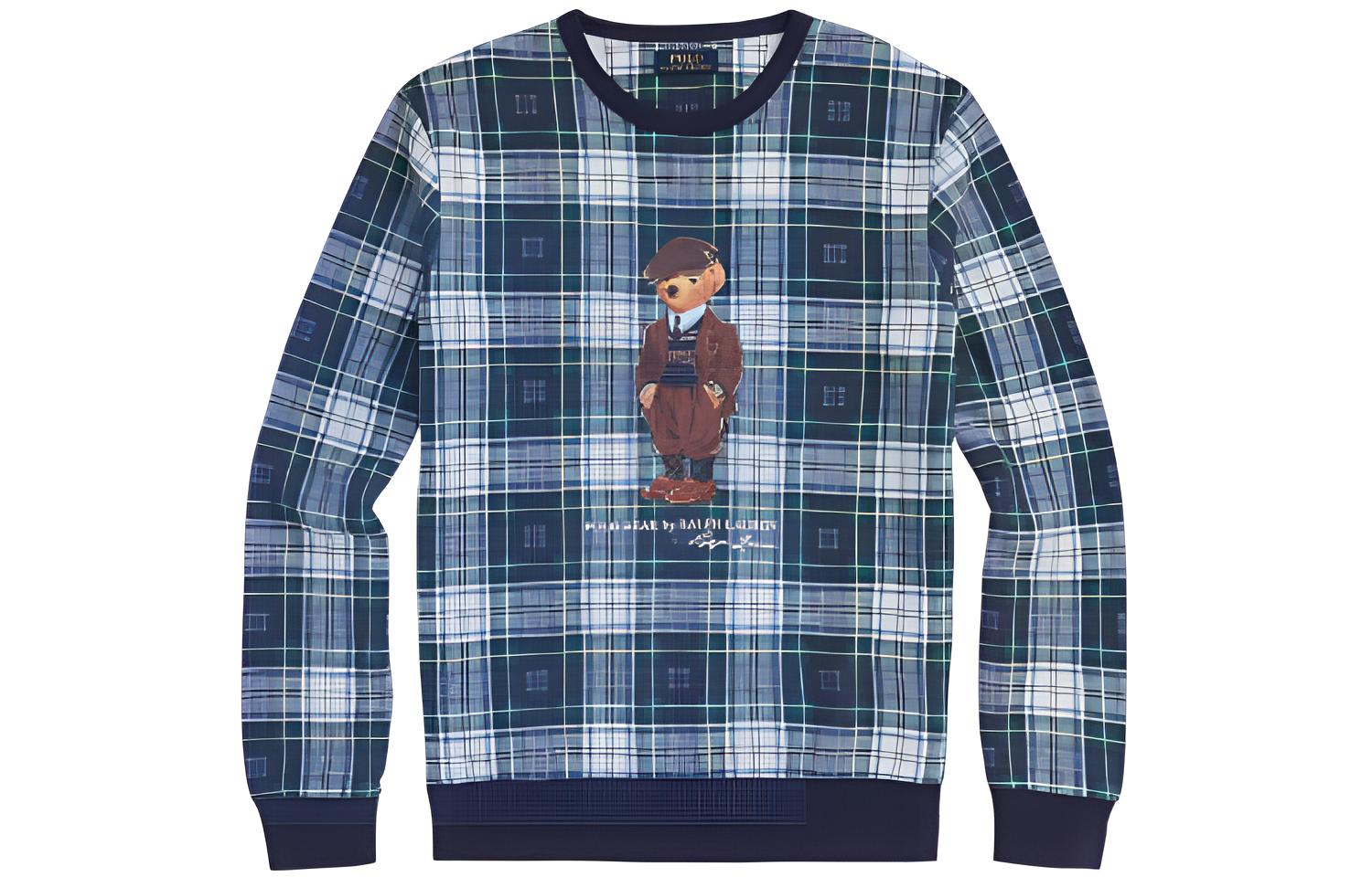 Ralph Lauren FW22 Plaid Print Long Sleeve Sweatshirt Multicolor 16822411-999