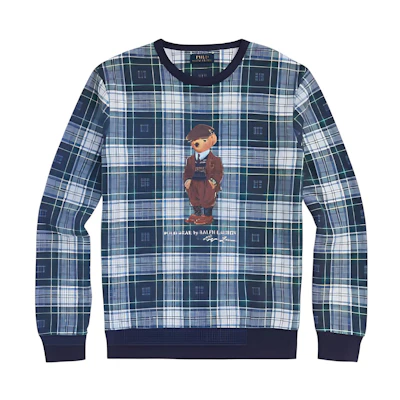 Ralph Lauren FW22 Plaid Print Long Sleeve Sweatshirt Multicolor 16822411-999