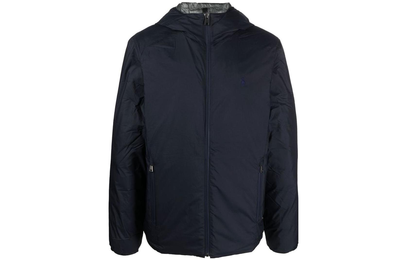 Ralph Lauren FW22 Rev Maverick Solid Two-Layer Jacket Navy Blue 710877354003003