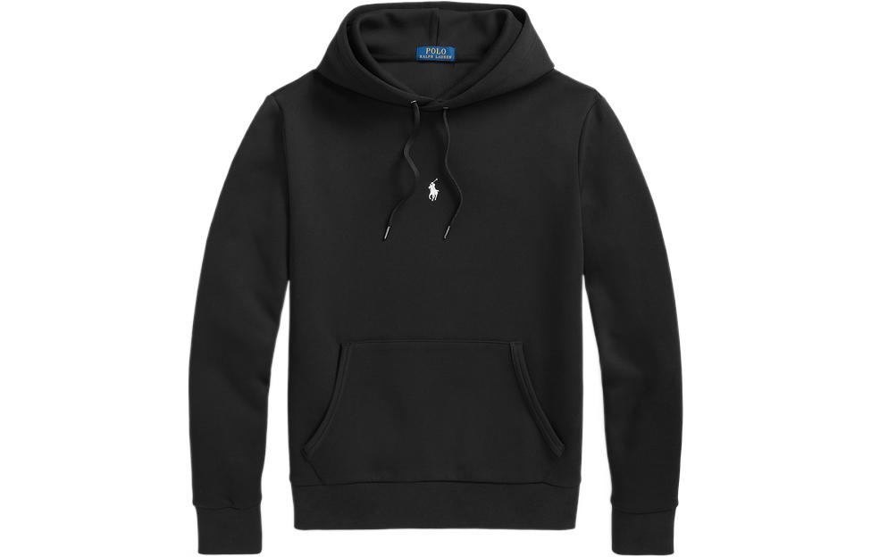 Ralph Lauren FW22 Reversible Solid Knit Hoodie Black MNPOKNI16822430-001