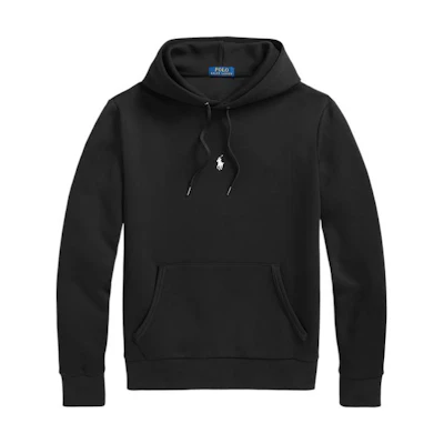 Ralph Lauren FW22 Reversible Solid Knit Hoodie Black MNPOKNI16822430-001