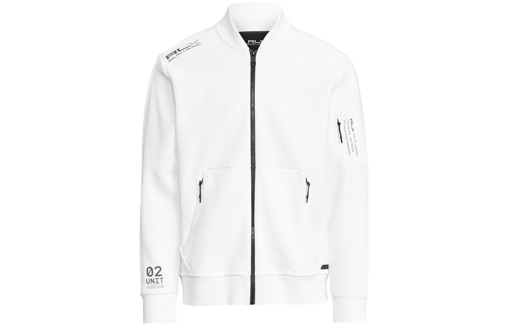 Ralph Lauren FW22 RLX Water-Resistant Zip Sports Jacket White Mens MNRXKNI16820019