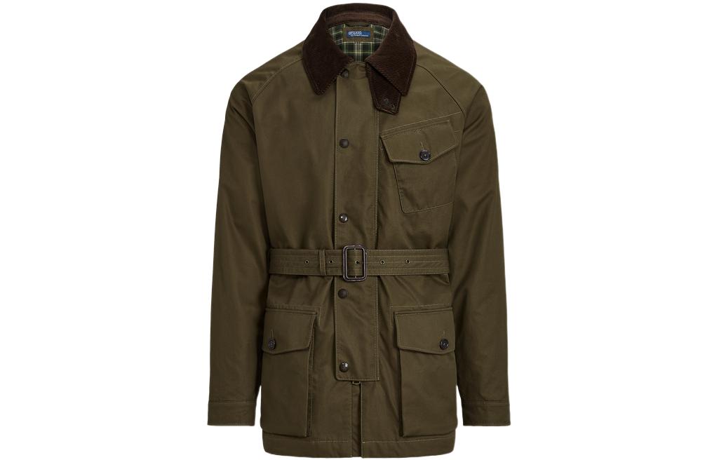 Ralph Lauren FW22 Solid Belted Puffer Jacket Green Mens MNPOOTW16020975-300