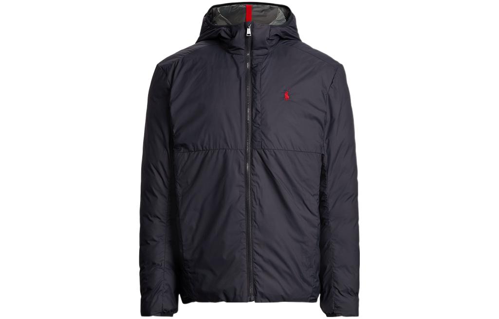 Ralph Lauren FW22 Solid Casual Hooded Zip Jacket Deep Gray - MNPOOTW16020690-001