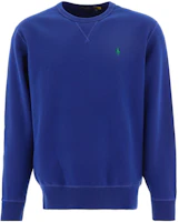 Ralph Lauren FW22 Solid Color Crewneck Pullover Sweatshirt Blue Mens 710766772036HARRISONBLUE Ralph Lauren FW22 Solid Color Crewneck Pullover Sweatshirt Blue Mens 710766772036HARRISONBLUE
