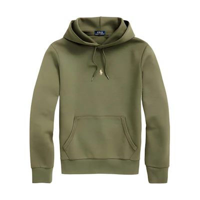 Ralph Lauren FW22 Solid Color Logo Embroidered Pullover Hoodie Green Mens 710881506-003