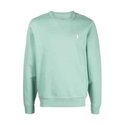 Ralph Lauren FW22 Solid Color Logo Embroidered Sweatshirt 710881519-007