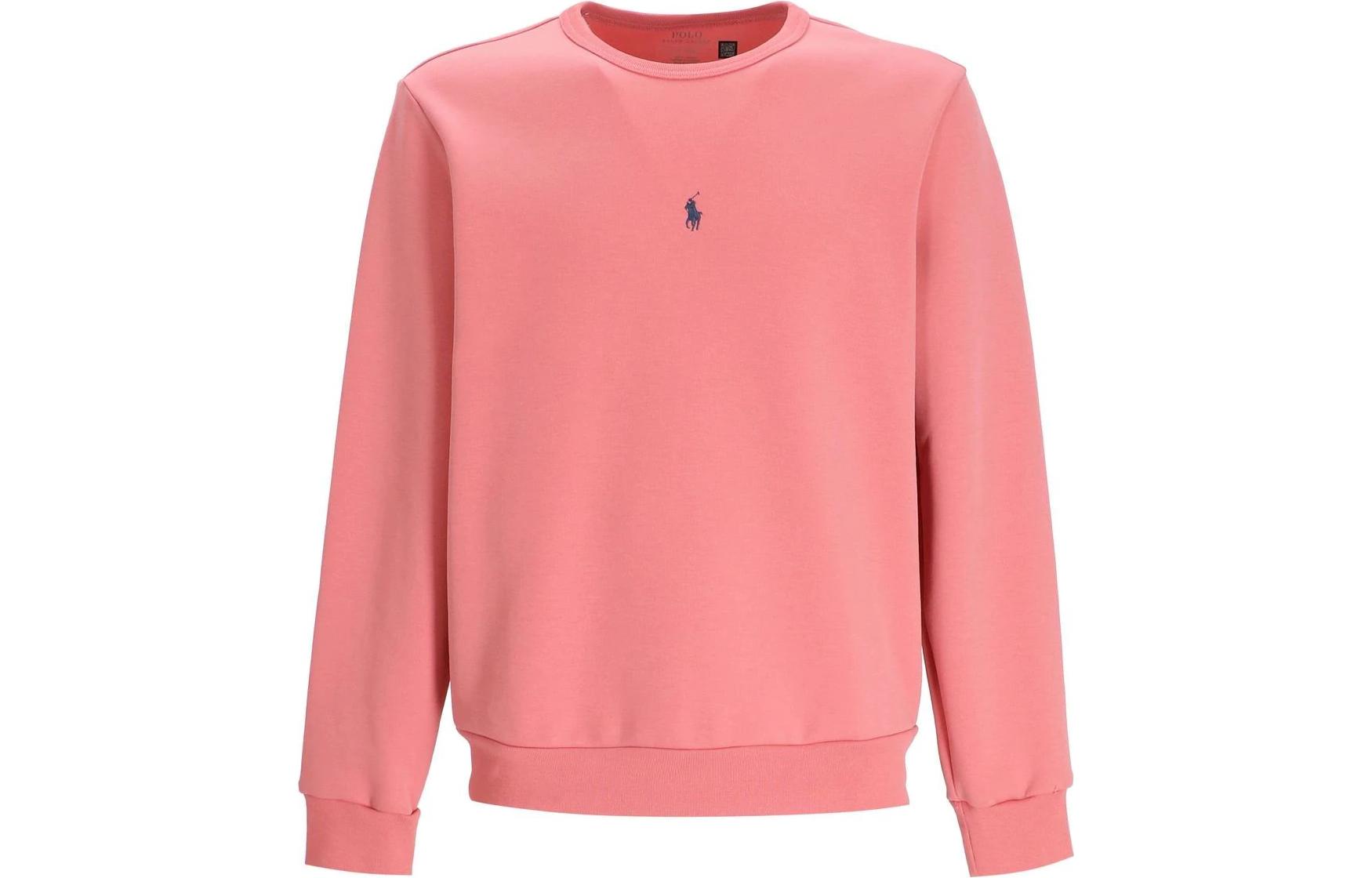 Ralph Lauren FW22 Solid Comfort Long Sleeve Sweatshirt Pink 710839048-009