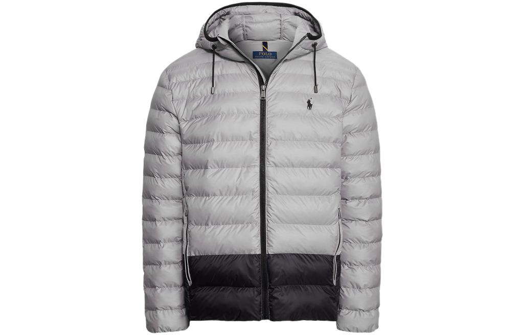 Ralph Lauren FW22 Solid Drawstring Hooded Long-Sleeve Jacket Men’s Grey MNPOOTW16020927-020