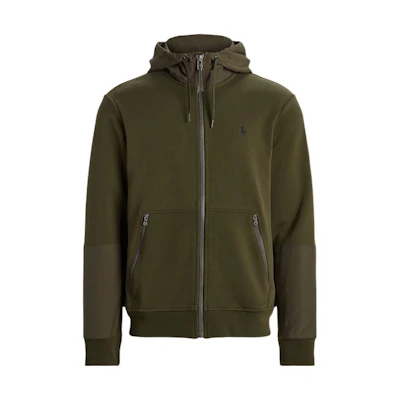 Ralph Lauren FW22 Solid Green Zip-Up Hoodie Casual Wear MNPOKNI16822527-301