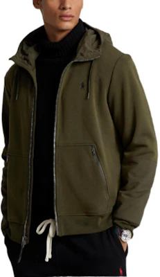 Ralph Lauren FW22 綠色拉鍊連帽外套 休閒穿搭 MNPOKNI16822527-301 Shop Ralph Lauren FW22 綠色拉鍊連帽外套 休閒穿搭 MNPOKNI16822527-301