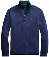 Ralph Lauren FW22 Solid Half-Zip Pullover Sweater Men’s Blue 710877001-004 Ralph Lauren FW22 Solid Half-Zip Pullover Sweater Men’s Blue 710877001-004