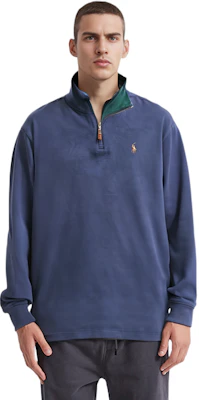 Jersey Azul Half-Zip Ralph Lauren FW22 para Hombre. 710877001-004 Shop Jersey Azul Half-Zip Ralph Lauren FW22 para Hombre. 710877001-004