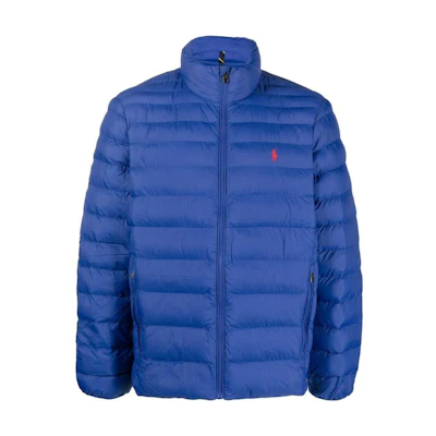 Ralph Lauren FW22 Solid Logo Embroidered Jacket - Blue 710810897-025