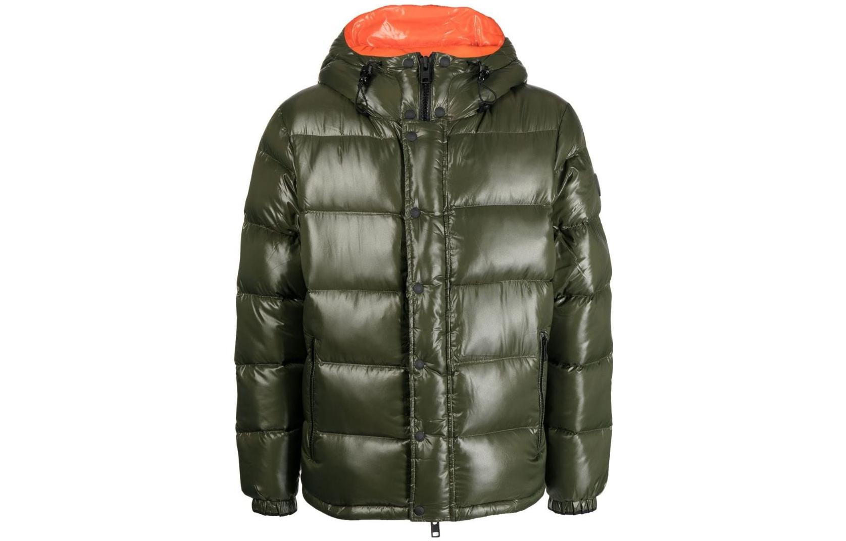 Ralph Lauren FW22 Solid Logo Puffer Hooded Jacket Green 710877307-003