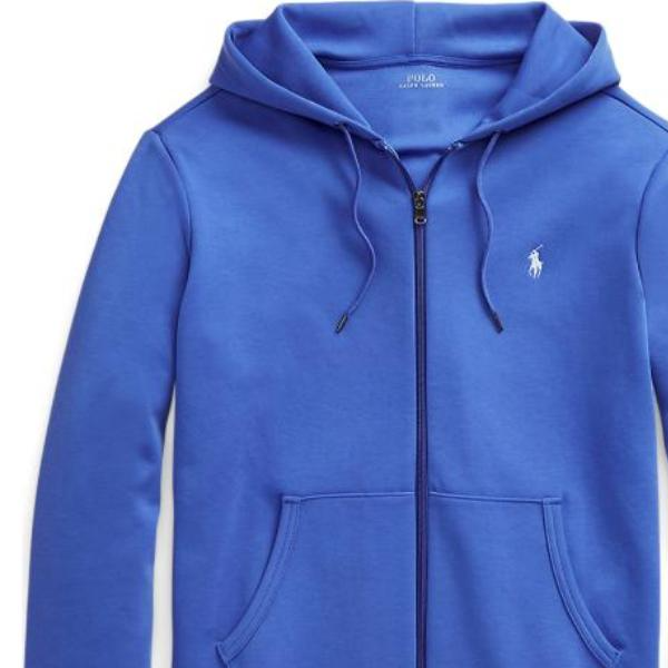 Ralph Lauren FW22 Solid Logo Zip-Up Hoodie Jacket Blue MNPOKNI16821930-400 圖 6