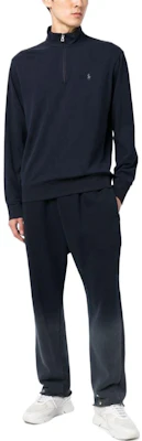 Ralph Lauren FW22 男款純色小馬刺繡半拉鍊長袖上衣 深藍色 710812963-003 Lookbook Ralph Lauren FW22 男款純色小馬刺繡半拉鍊長袖上衣 深藍色 710812963-003