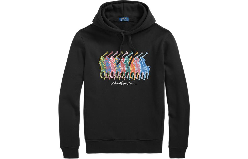 Ralph Lauren FW22 Solid Print Hoodie Black Hoodie MNPOKNI16822236 圖 2