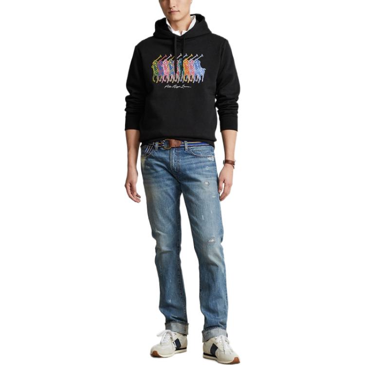 Ralph Lauren FW22 Solid Print Hoodie Black Hoodie MNPOKNI16822236 圖 3