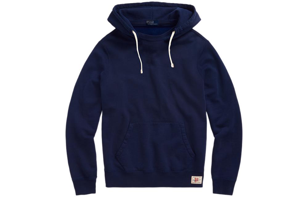 Ralph Lauren FW22 Solid Pullover Hoodie Navy Blue MNPOKNI16821638-410