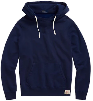 Ralph Lauren FW22 Solid Pullover Hoodie Navy Blue MNPOKNI16821638-410 Buy Ralph Lauren FW22 Solid Pullover Hoodie Navy Blue MNPOKNI16821638-410