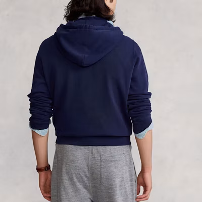 Ralph Lauren FW22 Solid Pullover Hoodie Navy Blue MNPOKNI16821638-410 Shop Ralph Lauren FW22 Solid Pullover Hoodie Navy Blue MNPOKNI16821638-410