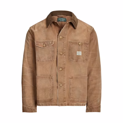 Ralph Lauren FW22 Solid Utility Jacket Brown MNPOOTW16020999-250