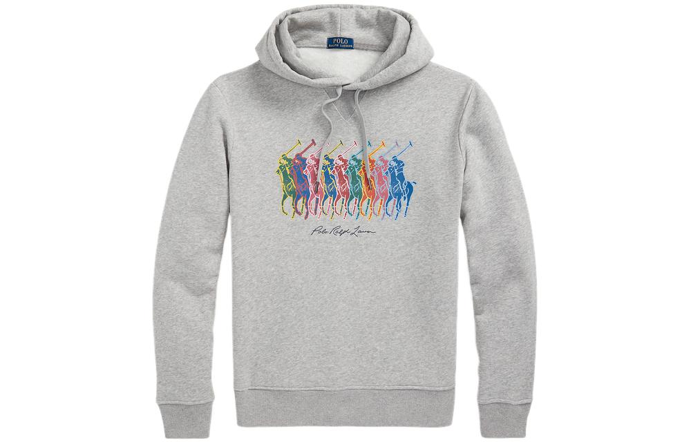 Ralph Lauren FW22 Solid Velvet Hoodie Men’s Grey Color MNPOKNI16822315-020 圖 2