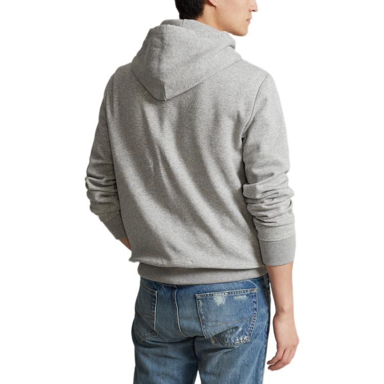 Ralph Lauren FW22 Solid Velvet Hoodie Men’s Grey Color MNPOKNI16822315-020 圖 4