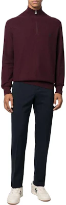 Ralph Lauren FW22 Baju Sejuk Zip Kolar Tinggi Maroon 710888900-005 Lookbook Ralph Lauren FW22 Baju Sejuk Zip Kolar Tinggi Maroon 710888900-005