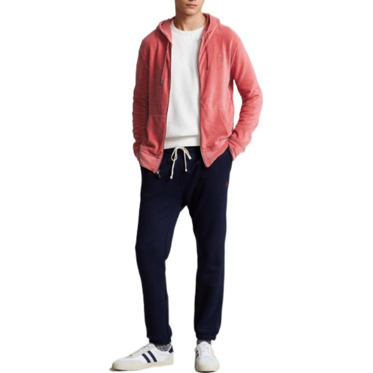 Ralph Lauren FW22 Washed Relaxed Fit Red Hoodie for Men MNPOKNI16822228 圖 3