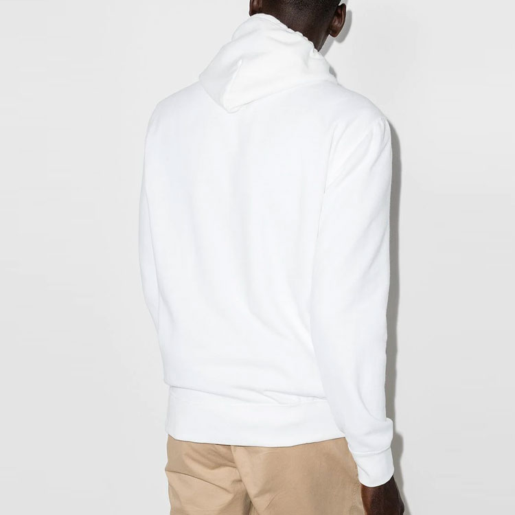 Ralph Lauren FW22 White Hoodie with Embroidered Pony Logo 710766778-009 圖 5