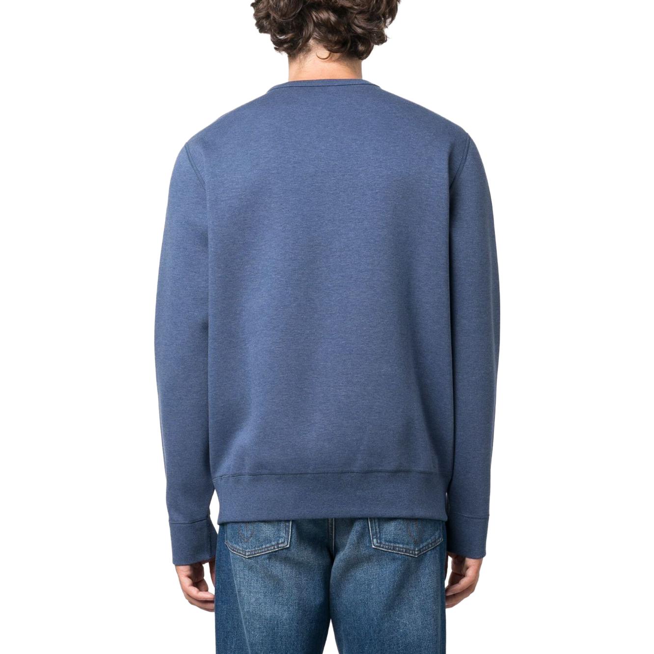 Ralph Lauren FW23 Blue Crewneck Embroidered Pullover Sweatshirt 710881519-012 圖 4